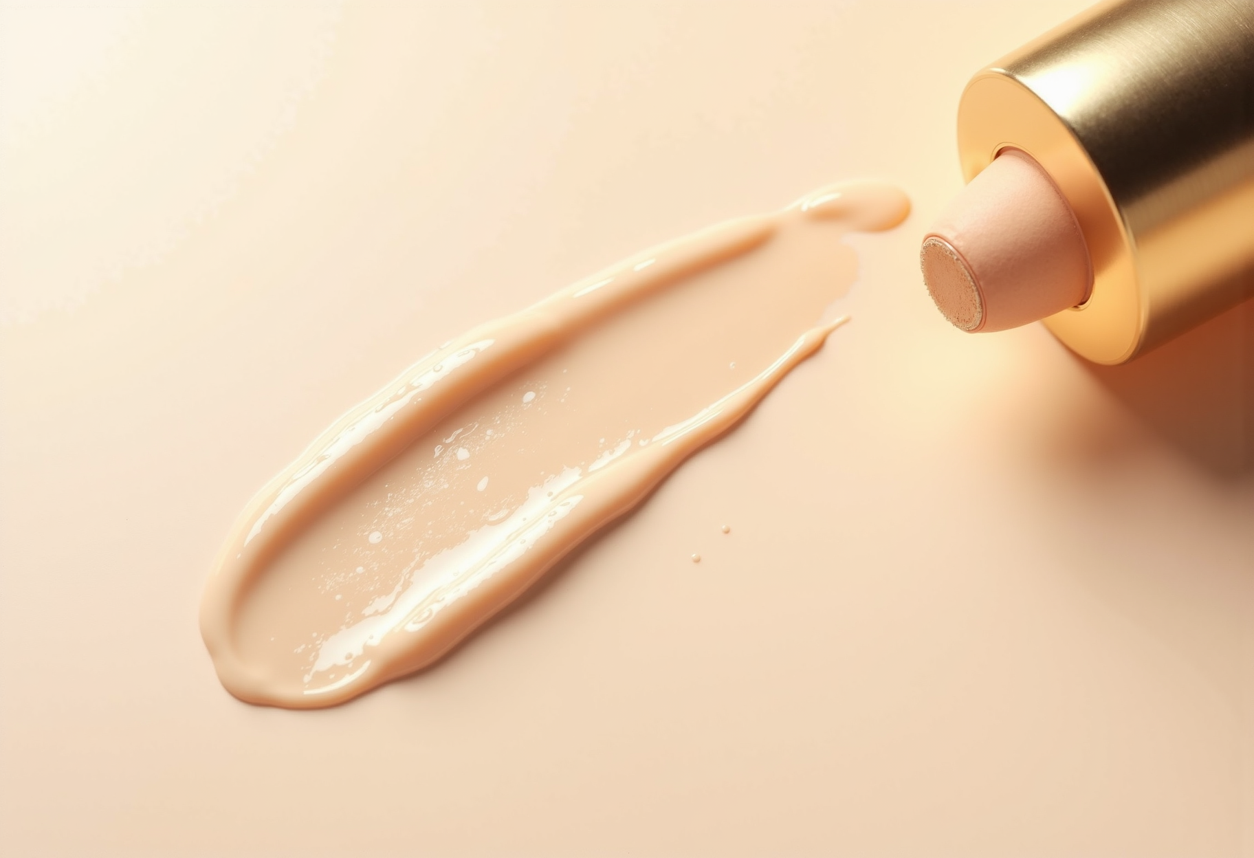 Skin tint dewy finish