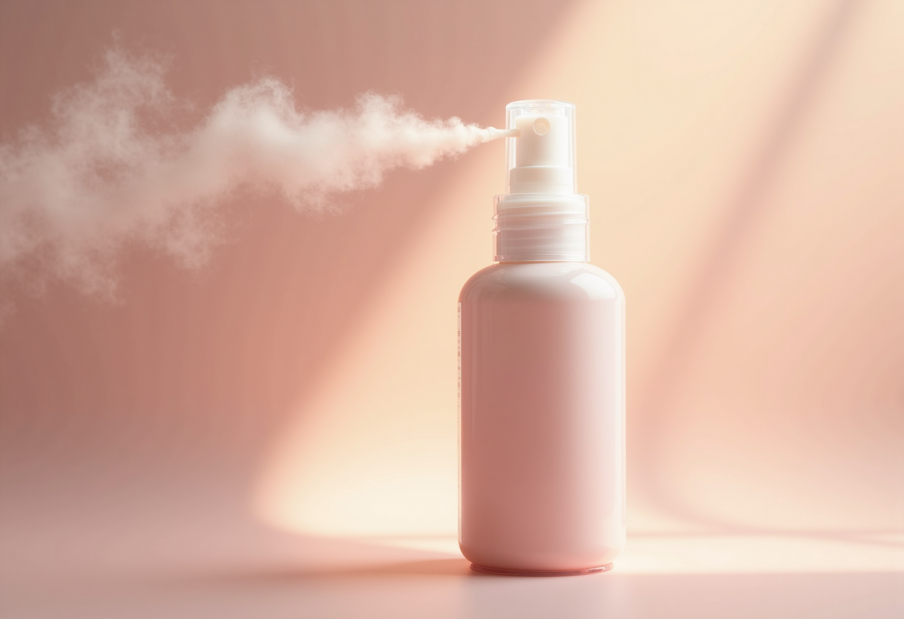 Setting mist, up close
